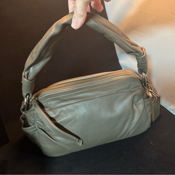 Coach Handbags - Never Used @2008 COACH PARKER Mushroom Leather Satchel Handbag Purse 13442